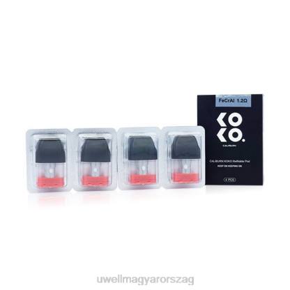 UWELL Vape Flavours - UWELL CALIBURN KOKO hüvely (4 csomag) 1,2 ohm 66RL95