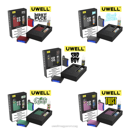 UWELL Disposable Review - UWELL CALIBURN AK3 készlet + a3s 0,8 ohmos hüvely (2x) + apa gőz 10 ml só 50 mg crl: szürke/flv: savanyú görögdinnye eper 50mg 66RL240