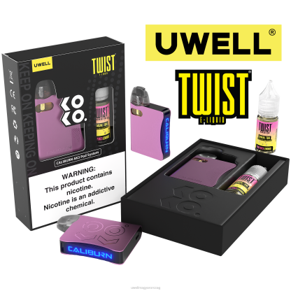 UWELL Disposable Review - UWELL CALIBURN AK3 készlet + a3s 0,8 ohmos hüvely (2x) + apa gőz 10 ml só 50 mg crl: szürke/flv: savanyú görögdinnye eper 50mg 66RL240